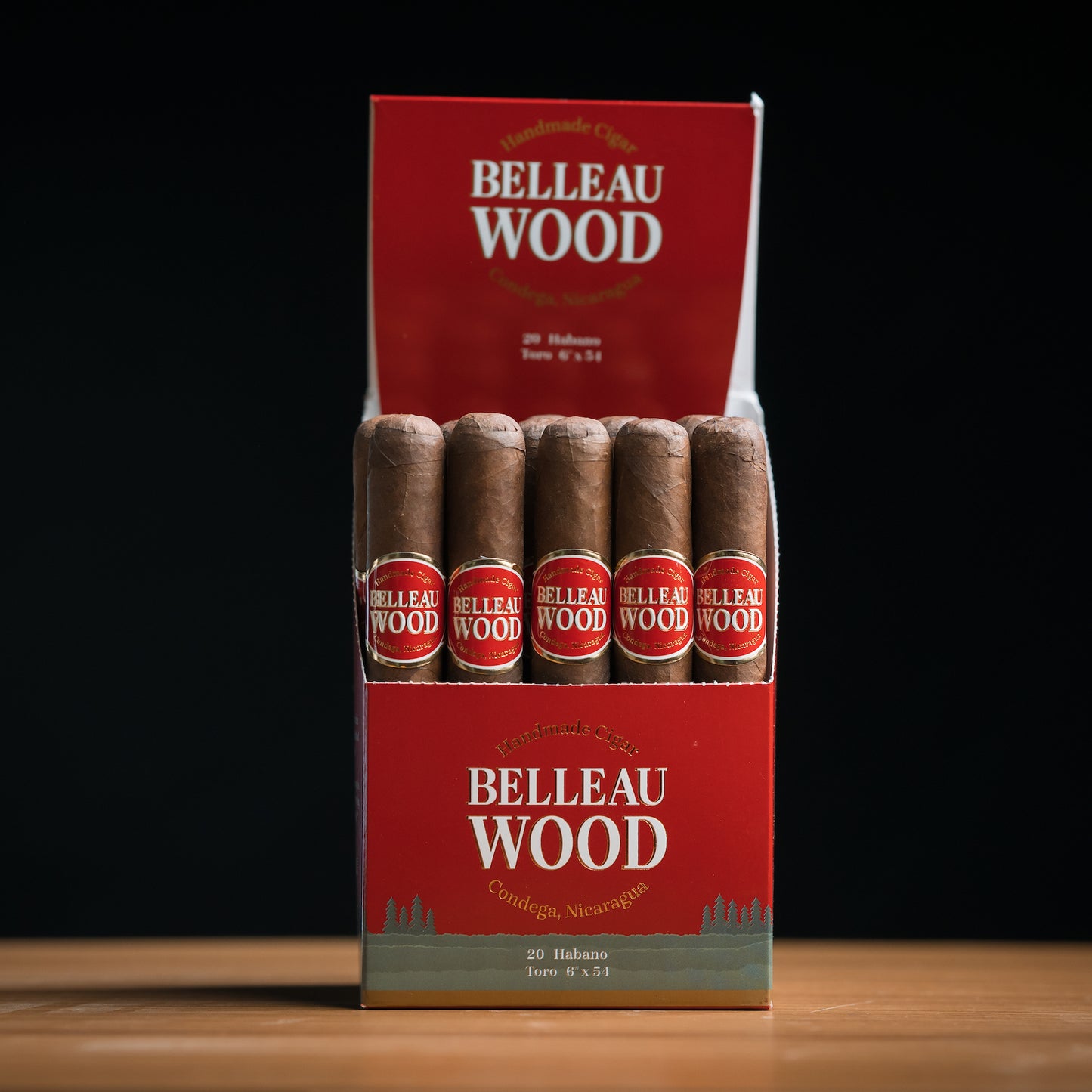 20ct Belleau Wood Habano Toro 6x54