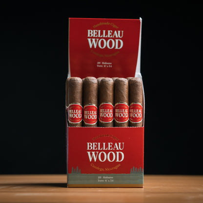 20ct Belleau Wood Habano Toro 6x54